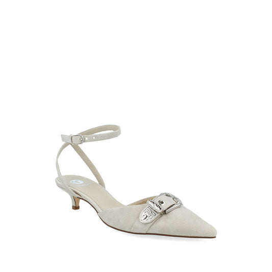 Zapatilla de Vestir Trender color Gris claro para Mujer