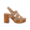Sandalia Casual Trender color Camel para Mujer