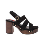 Sandalia Casual Trender color Negro para Mujer