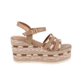 Sandalia Casual Trender color Bronce para Mujer
