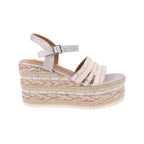Sandalia Casual Trender color Plata para Mujer
