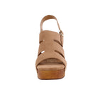 Sandalia Casual Trender color Camel para Mujer