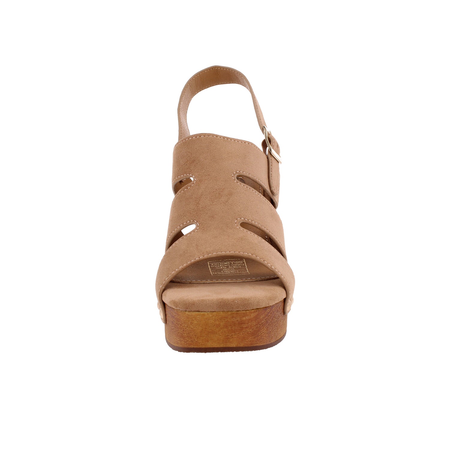Sandalia Casual Trender color Camel para Mujer