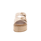 Sandalia Casual Trender color Beige para Mujer