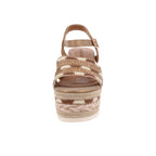 Sandalia Casual Trender color Bronce para Mujer
