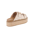 Sandalia Casual Trender color Beige para Mujer