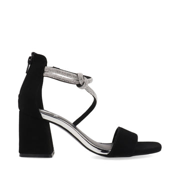 Sandalia de Vestir Xbetis color Negro para Mujer