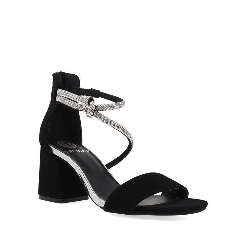 Sandalia de Vestir Xbetis color Negro para Mujer