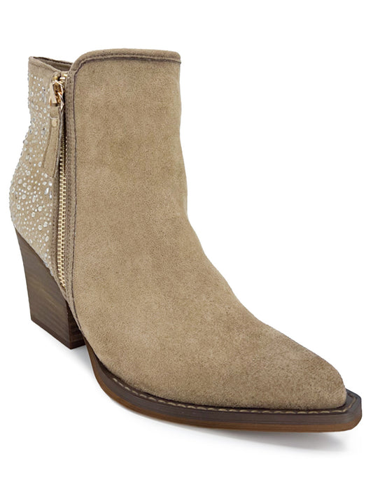 Botin Casual Trender color Beige para Mujer