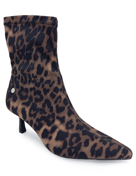 Botin de Vestir Trender color Animal Print Leopardo para Mujer