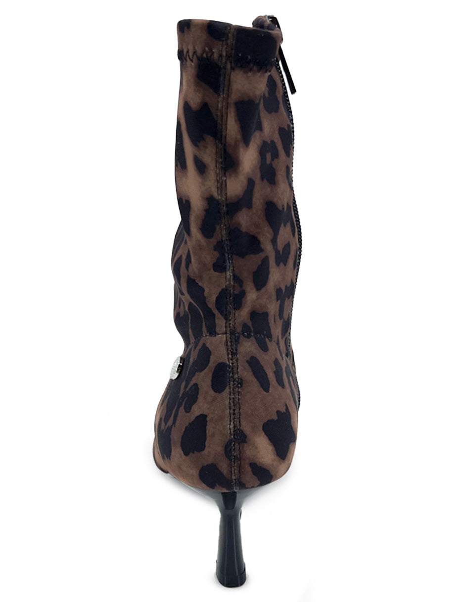 Botin de Vestir Trender color Animal Print Leopardo para Mujer