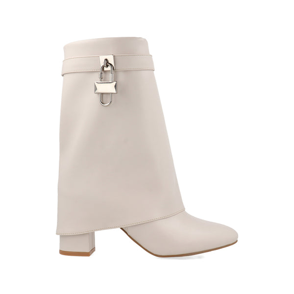 Botin Casual Xmichigan color Latte para Mujer