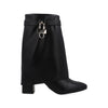 Bota Casual Trender color Negro para Mujer