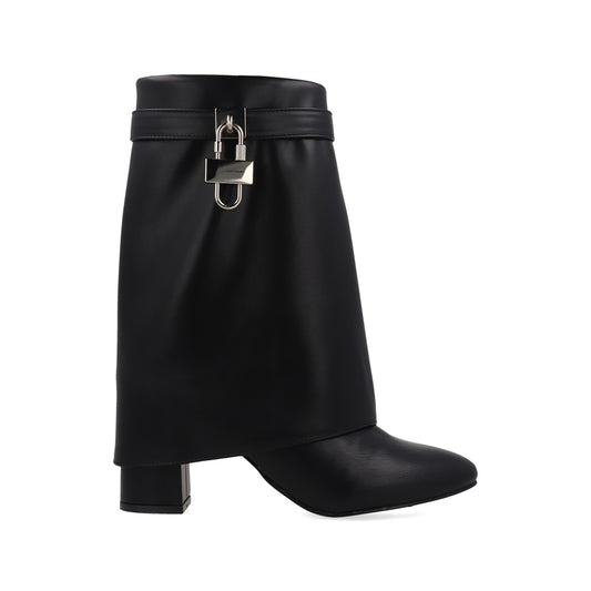 Bota Casual Trender color Negro para Mujer
