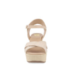 Sandalia Casual con plataforma Trender color Nude para Mujer