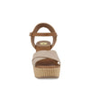 Sandalia Casual con plataforma Trender color Arena para Mujer