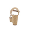 Sandalia Casual con plataforma Trender color Arena para Mujer