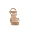 Sandalia Casual con plataforma Trender color Beige para Mujer