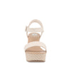Sandalia Casual con plataforma Trender color Latte para Mujer