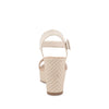 Sandalia Casual con plataforma Trender color Latte para Mujer