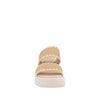 Sandalia Casual Trender color Cafe claro para Mujer con Detalles tejidos