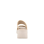 Sandalia Casual Trender color Cafe claro para Mujer con Detalles tejidos