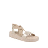 Sandalia Casual Trender color Oro para Mujer con ajuste de Resorte
