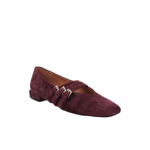 Balerina Casual Trender color Vino para Mujer