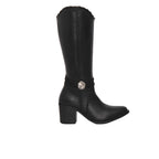 Bota Casual Trender color Negro para Mujer
