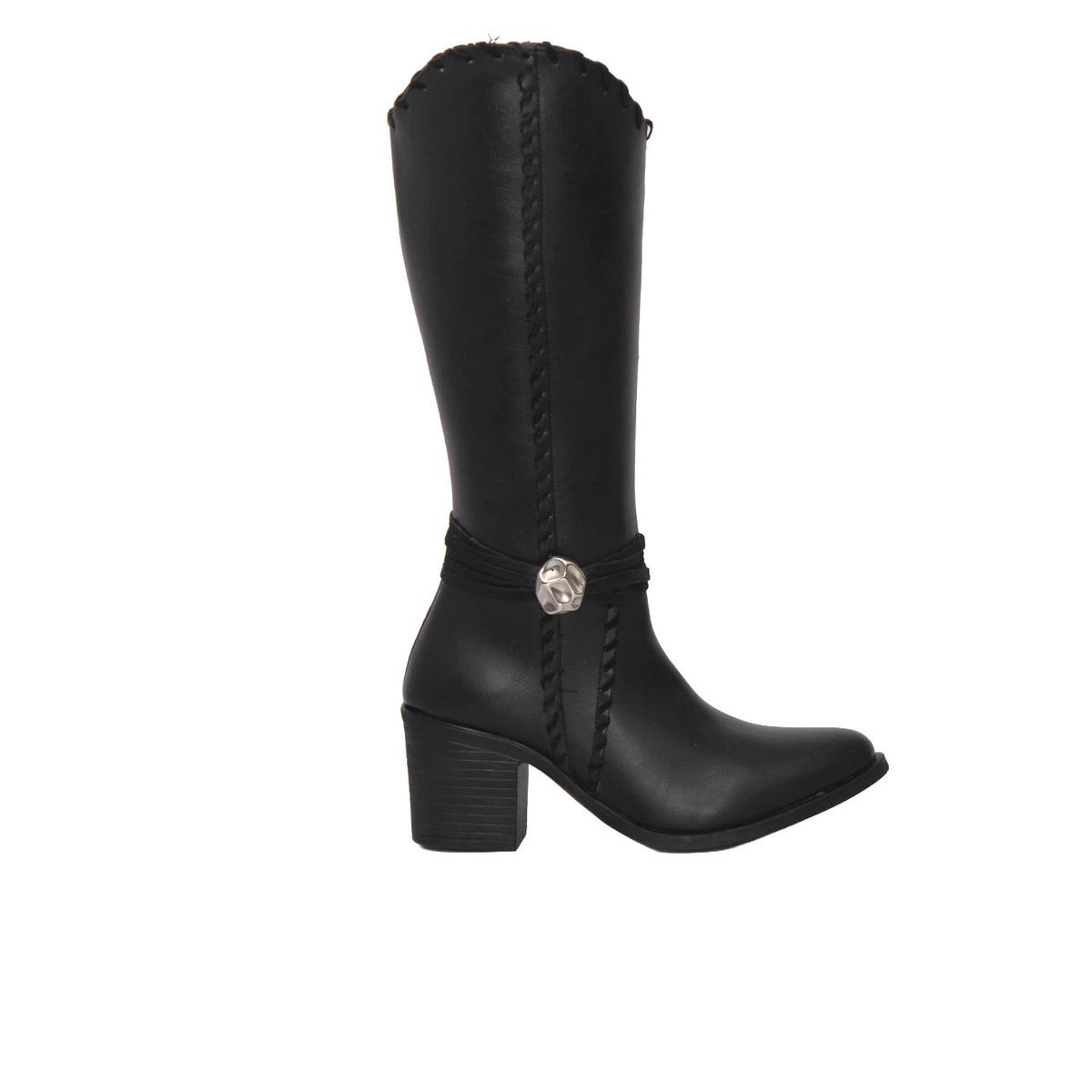 Bota Casual Trender color Negro para Mujer