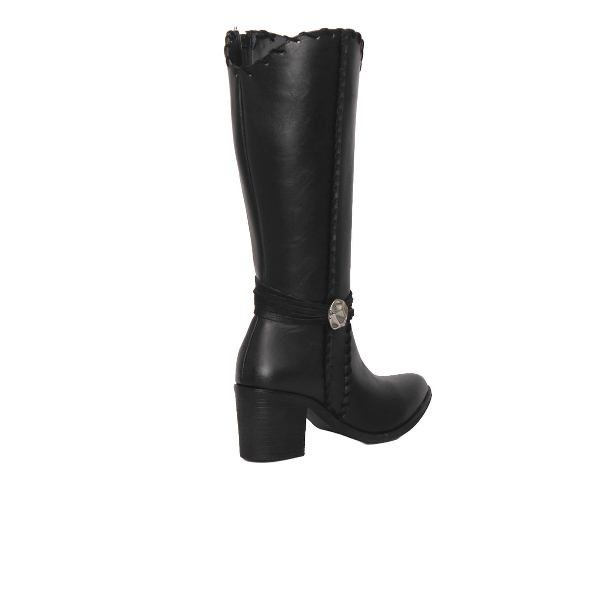 Bota Casual Trender color Negro para Mujer