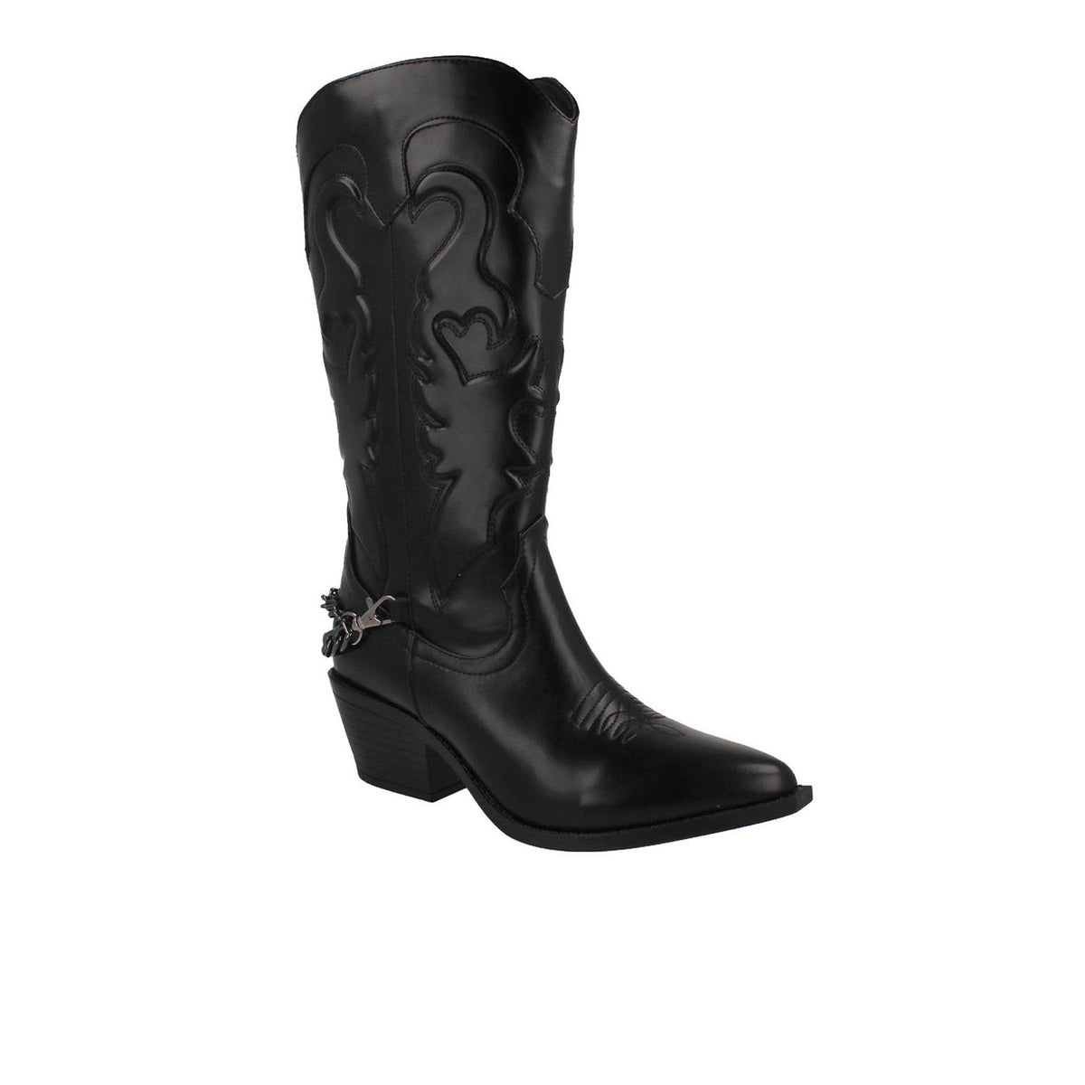 Bota Casual Trender color Negro para Mujer