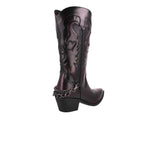 Bota Casual Trender color Vino para Mujer