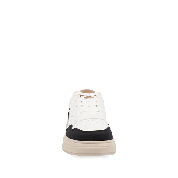 Tenis Urbano Trender color Blanco con detalle Negro para Mujer