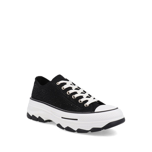 Tenis Urbano Trender color Negro para Mujer con Brillos