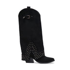 Bota Casual Trender color Negro para Mujer
