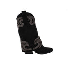 Bota de Vestir Trender color Negro para Mujer