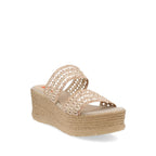 Sandalia Casual Trender color Camel para Mujer