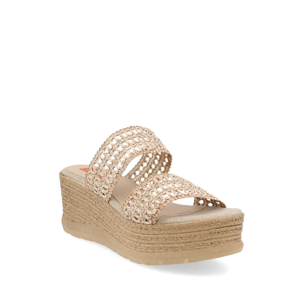 Sandalia Casual Trender color Camel para Mujer