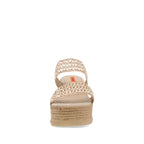 Sandalia Casual Trender color Camel para Mujer