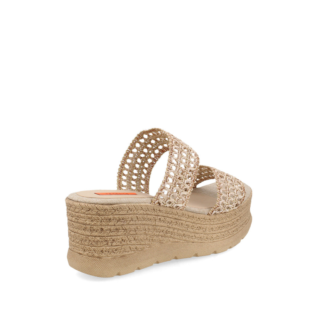 Sandalia Casual Trender color Camel para Mujer