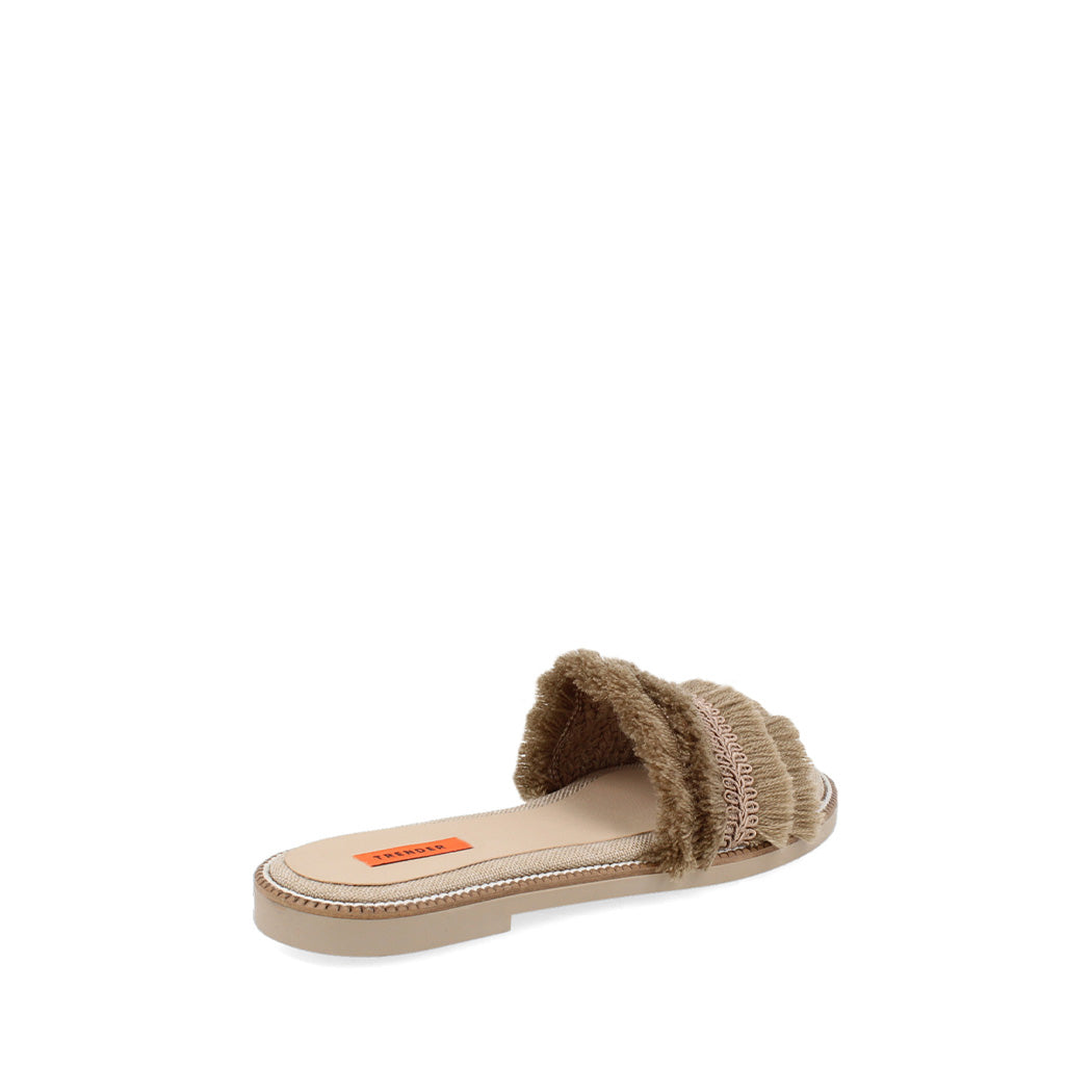 Sandalia Casual Trender color Cafe para Mujer