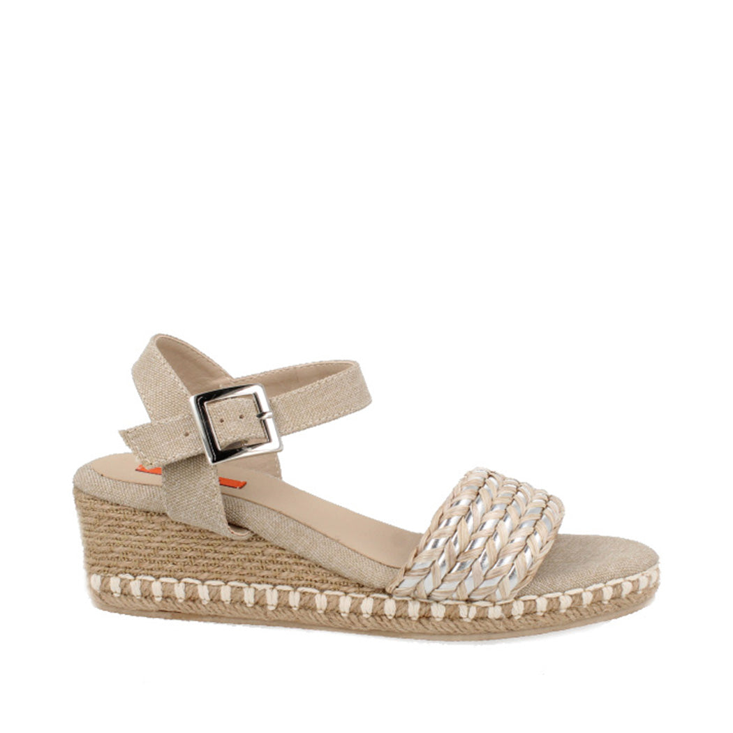 Sandalia Casual Trender color Plata para Mujer