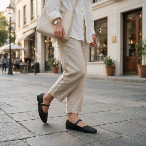 Balerina Casual Trender color Negro para Mujer