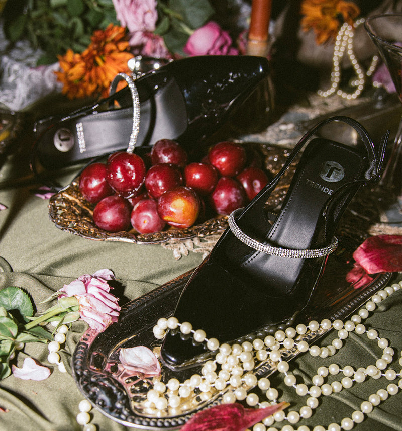Zapatilla de Fiesta Trender color Negro para Mujer