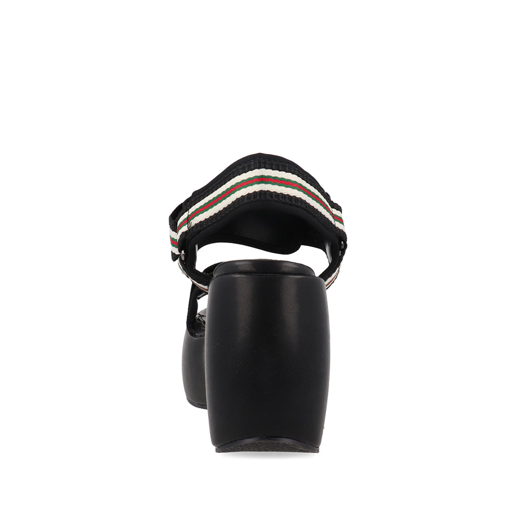 Sandalia Casual Trender color Negro para Mujer