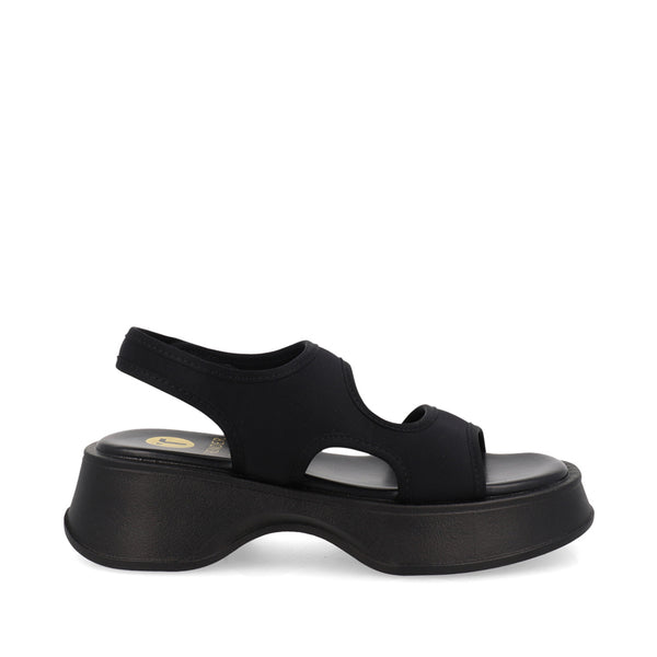 Sandalia Casual Trender color Negro para Mujer