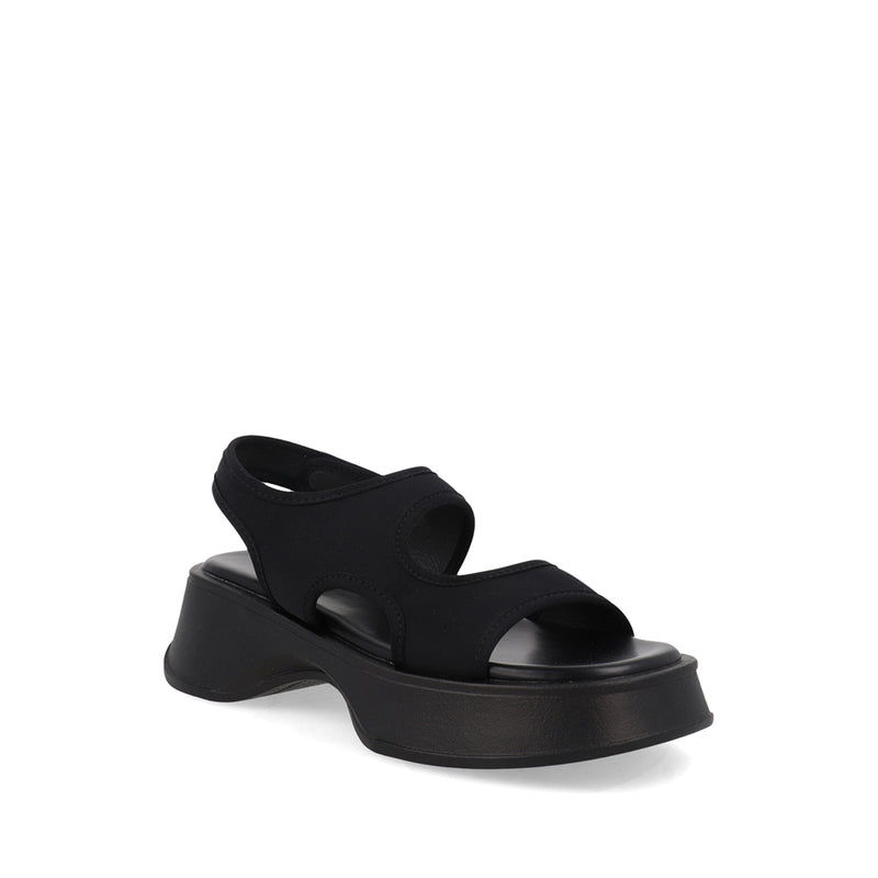 Sandalia Casual Trender color Negro para Mujer