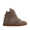 Tenis Casual Trender color Taupe para Mujer