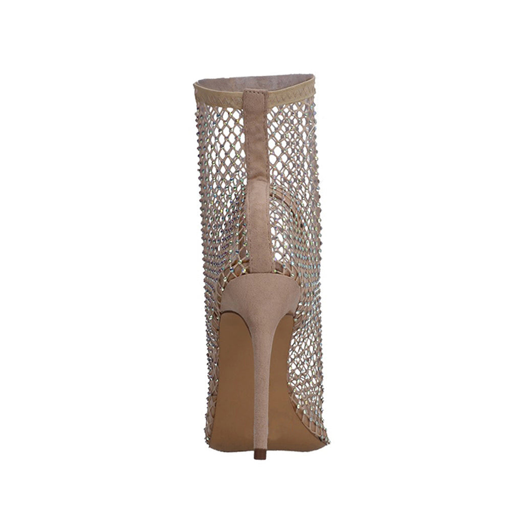 Botin de Vestir Trender color Beige para Mujer